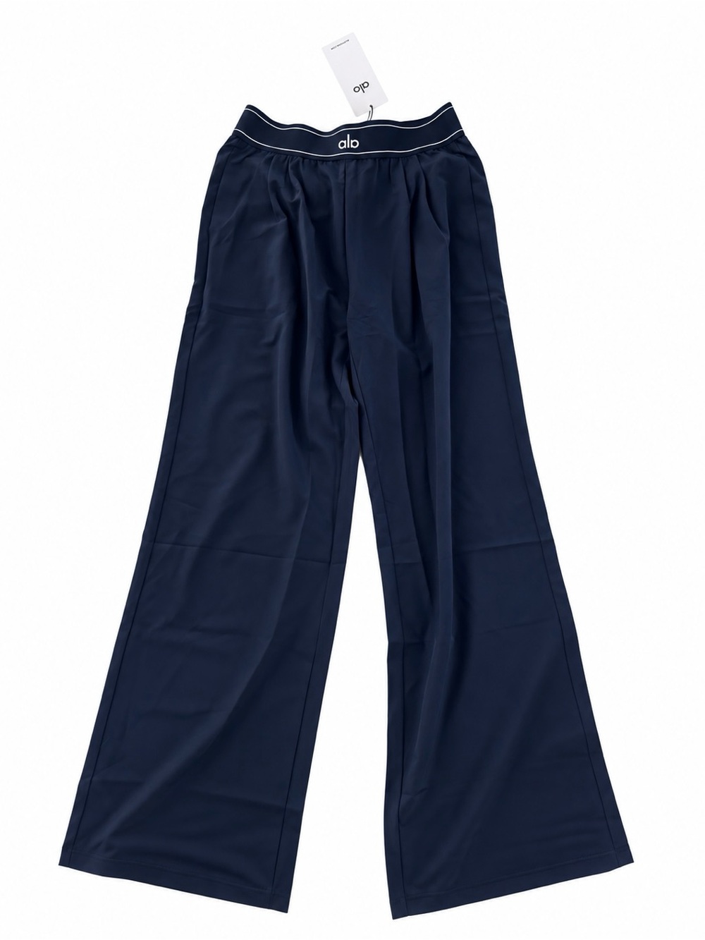 ALO Yoga Kids Navy Wide-Leg Pajama Bottoms